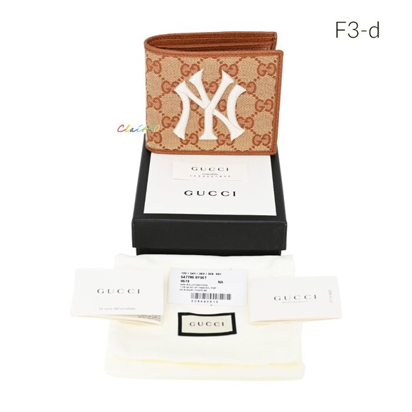 Gucci 547785 New York Yankees Patch Original GG Bi- fold Wallet - Picture 5 of 7